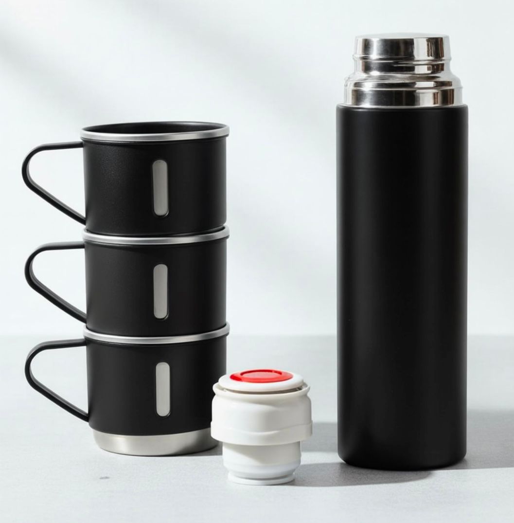 Termo Vacuum Con 3 Tazas