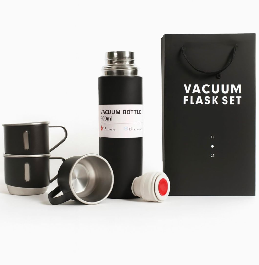 Termo Vacuum Con 3 Tazas