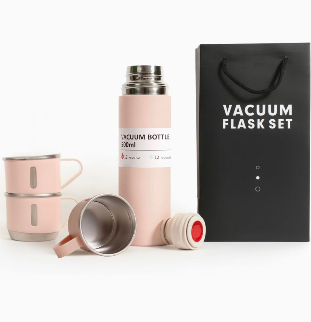 Termo Vacuum Con 3 Tazas