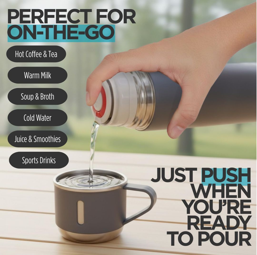 Termo Vacuum Con 3 Tazas